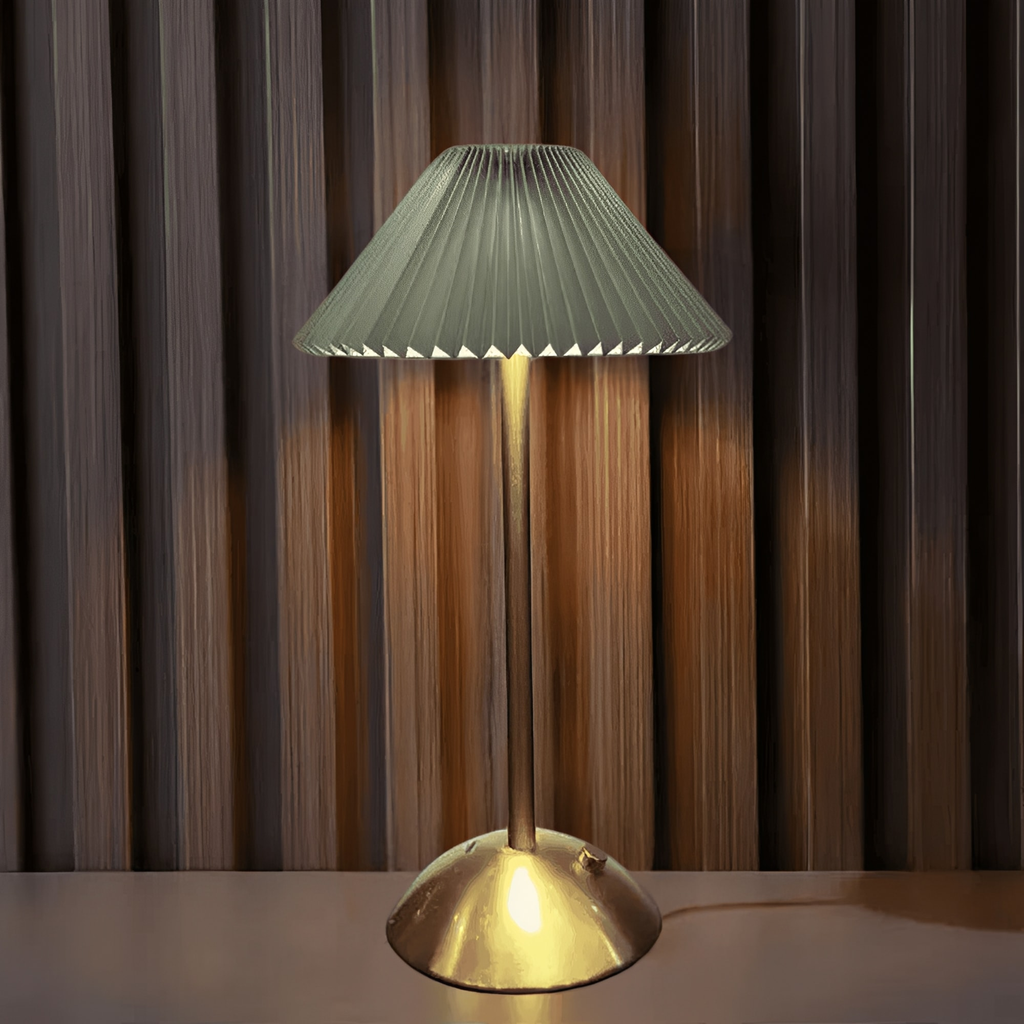 Cordless LED Desk Lamp - Modern Black Design with Adjustable Brightness 0