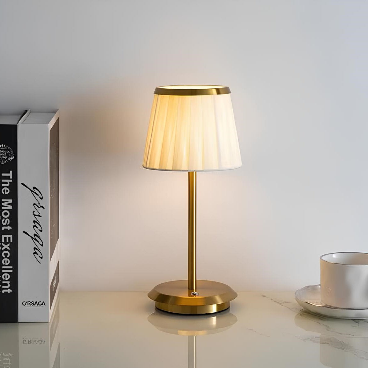 Cordless Table Lamp - Dimmable, Waterproof & Rechargeable Design 3