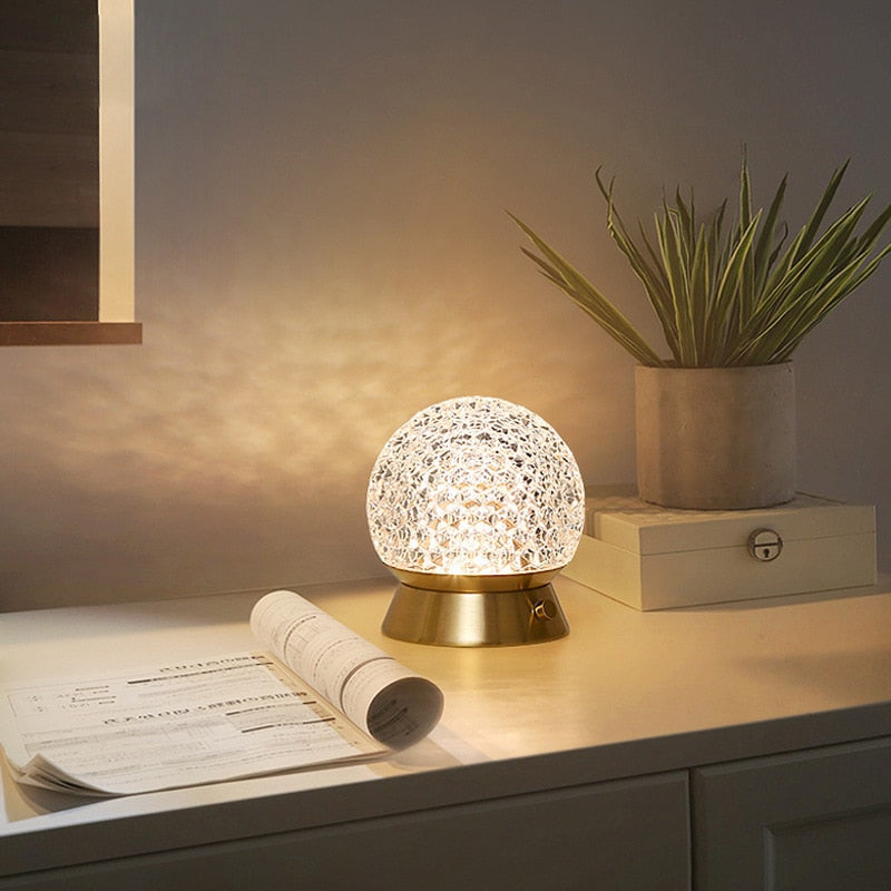 Cordless Table Lamp - Rechargeable LED with Dimmable Tricolor Light 3