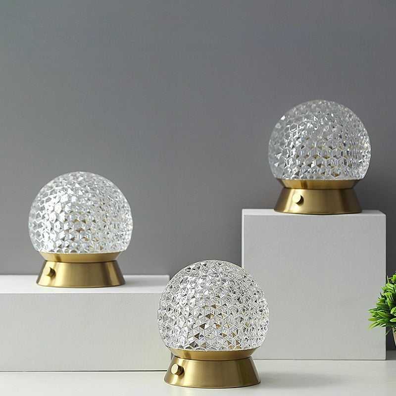 Cordless Table Lamp - Rechargeable LED with Dimmable Tricolor Light 8