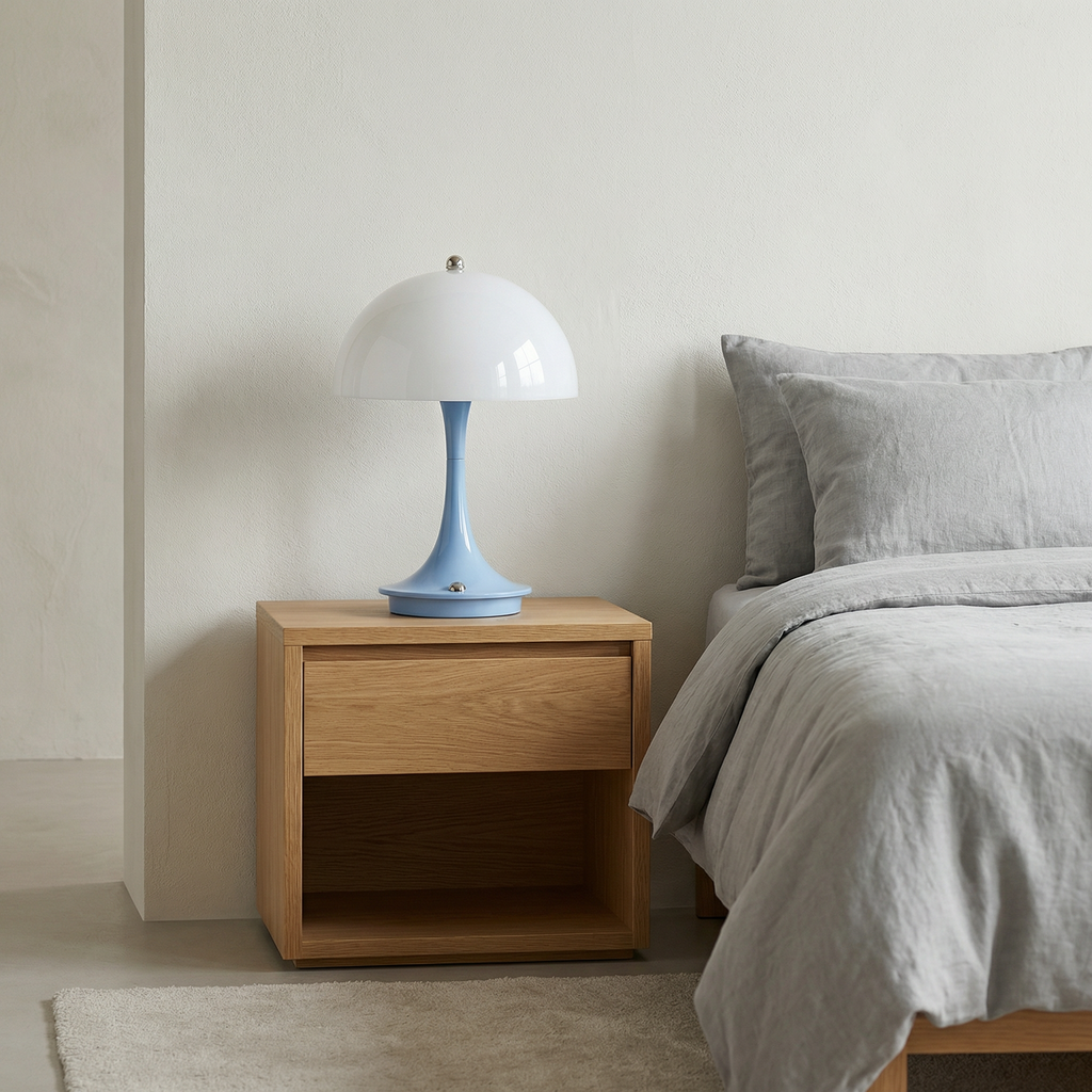 Cordless Table Lamp - Warm LED Light for Bedside & Living Room Use 3