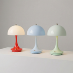 Cordless Table Lamp - Warm LED Light for Bedside & Living Room Use 8