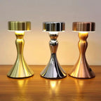 Cordless Table Lamp - Wireless Charger & Touch Dimmer, Gold Finish 1