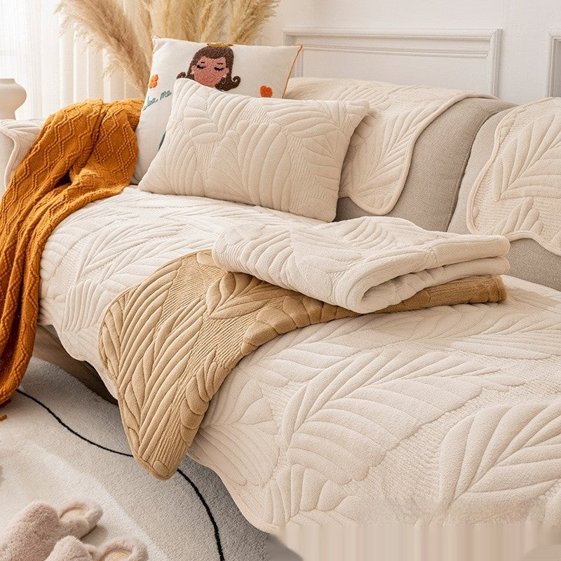 Couch Cover - Plush Non-Slip Sofa Protection for Pets & Kids 13