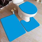 CozyMat Bath Rug Set - Soft Flannel with Non-Slip Safety Features 0