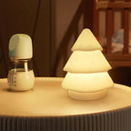 Creative Battery Operated LED Christmas Tree Table Lamp – Cordless Bedroom Lamp for Festive Decoration 1