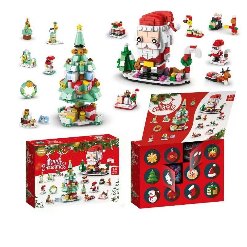 Creative Christmas Building Set for Kids Aged 6+ – 12 Unique Colorful Pieces for Holiday Fun and Imaginative Play 11