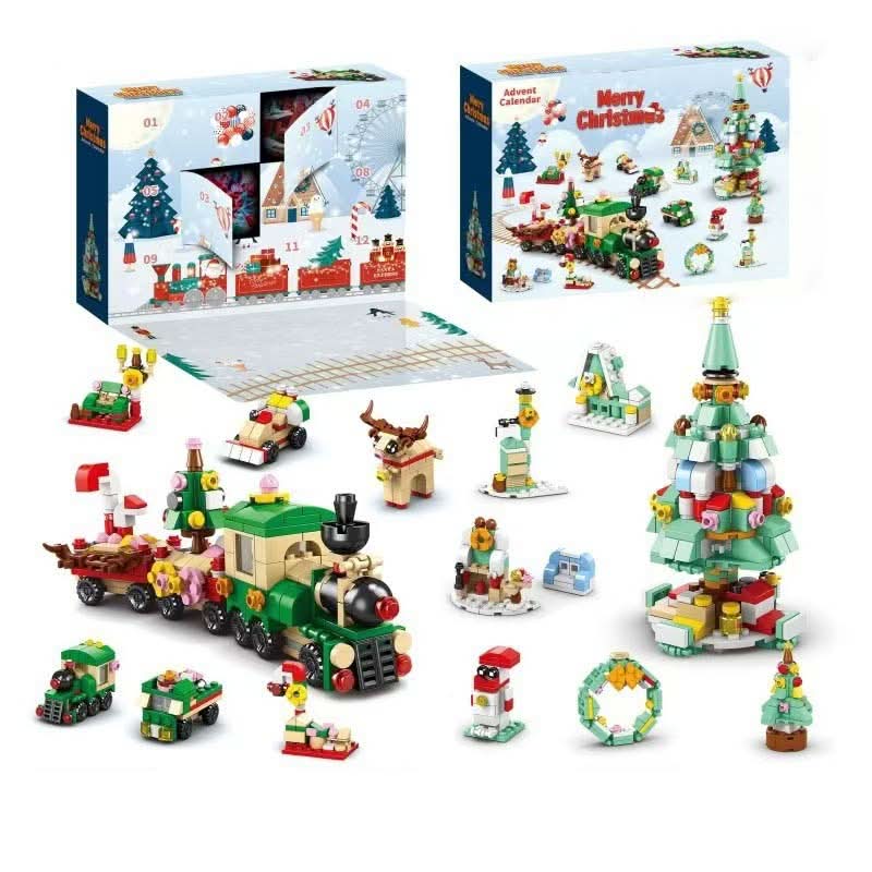 Creative Christmas Building Set for Kids Aged 6+ – 12 Unique Colorful Pieces for Holiday Fun and Imaginative Play 13
