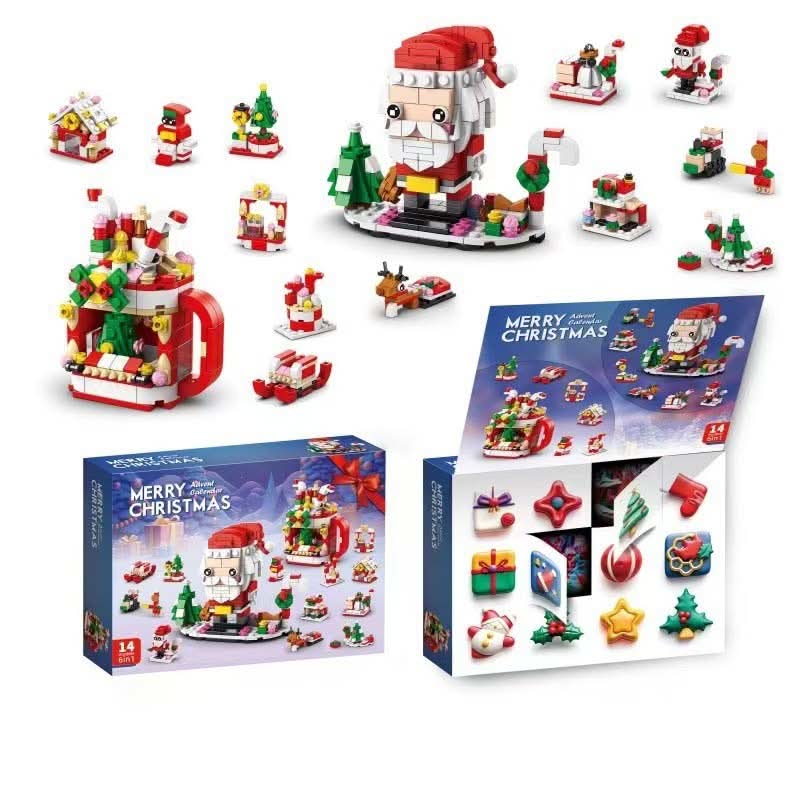 Creative Christmas Building Set for Kids Aged 6+ – 12 Unique Colorful Pieces for Holiday Fun and Imaginative Play 14