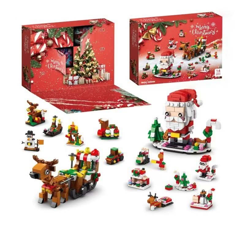 Creative Christmas Building Set for Kids Aged 6+ – 12 Unique Colorful Pieces for Holiday Fun and Imaginative Play 15