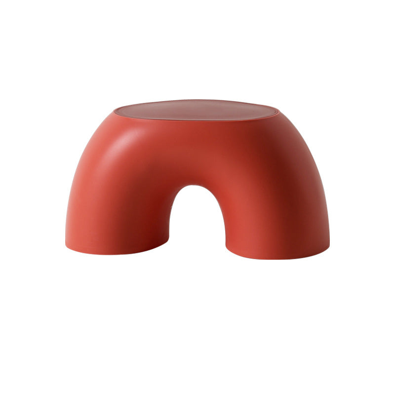 Creative Rainbow Footstool Ottoman for Living Room and Bedroom – Lightweight, Armless, Stackable Seating 10