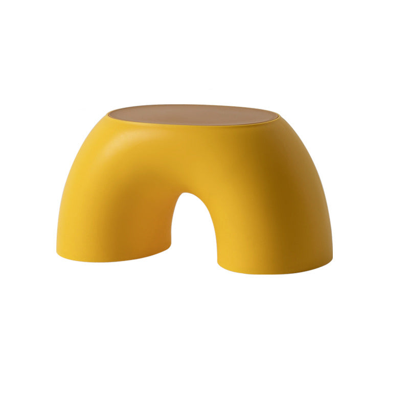 Creative Rainbow Footstool Ottoman for Living Room and Bedroom – Lightweight, Armless, Stackable Seating 8