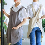 Cross-Back Apron Dress - Lightweight Comfort & Spacious Pockets 1