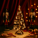 Crystal Cascade Table Lamp - Elegant LED Light with Crystal Drops 0