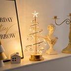 Crystal Cascade Table Lamp - Elegant LED Light with Crystal Drops 5