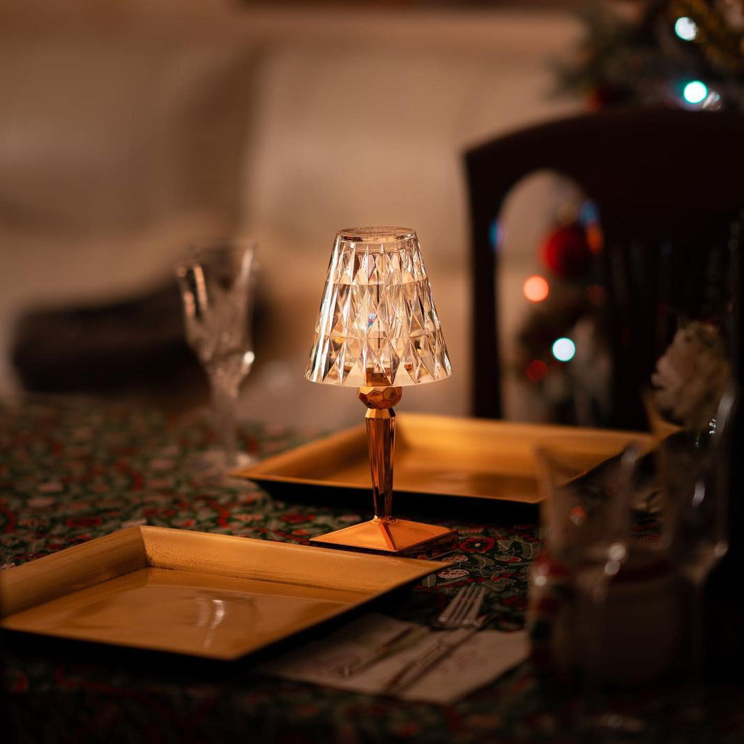 Crystal LED Lamp - Touch Control, Rechargeable & Dimmable 4