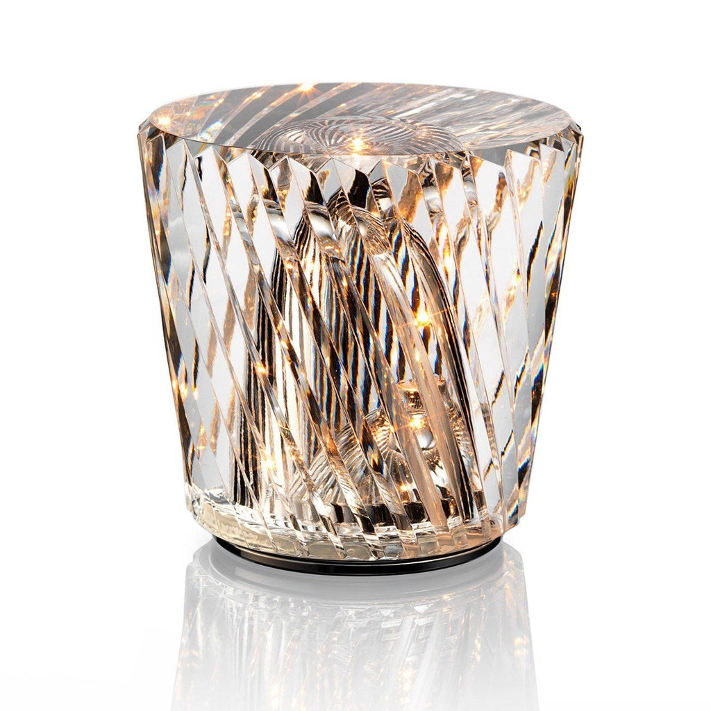 Crystal Table Lamp - USB Rechargeable, Cordless & Ideal for Bedside Use 0