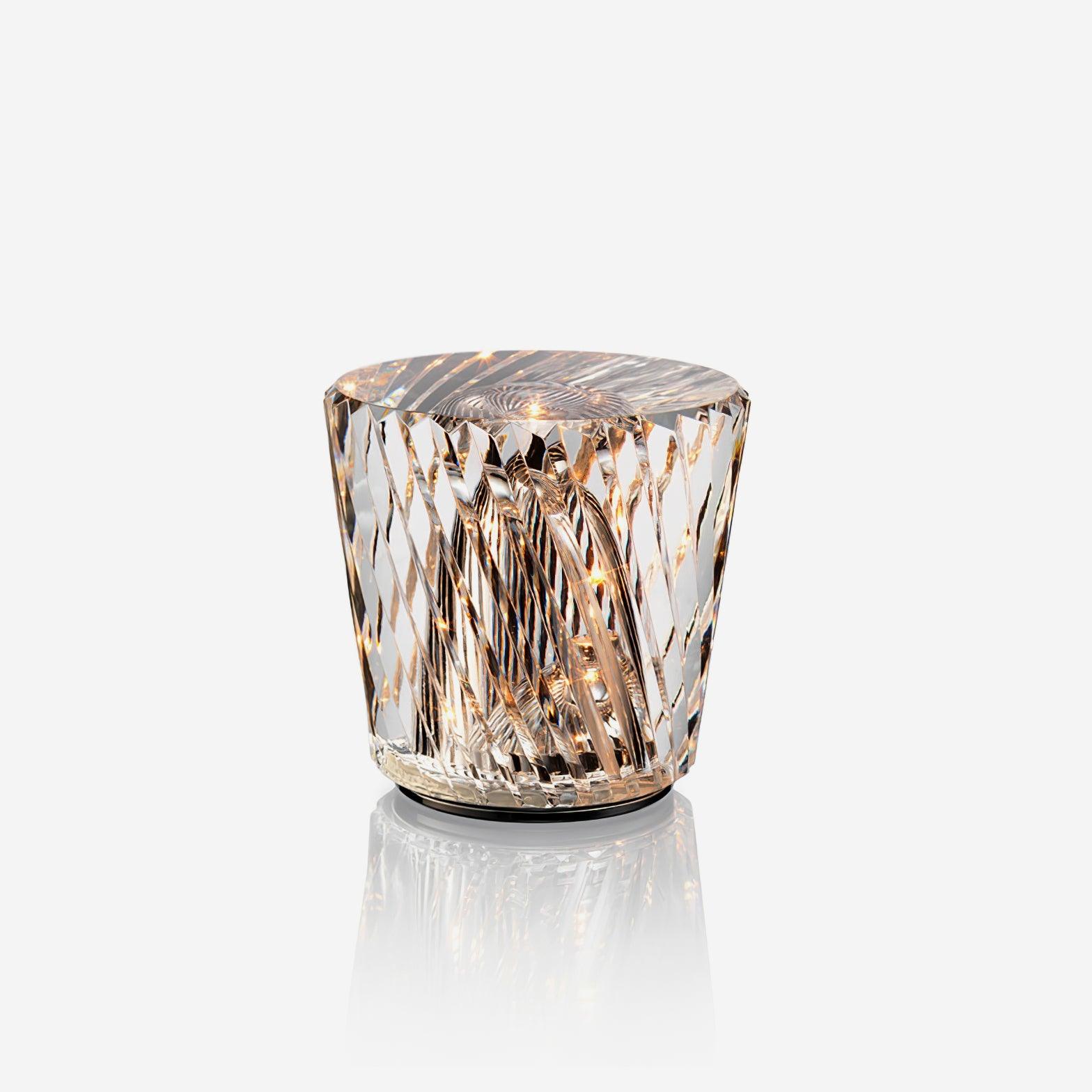 Crystal Table Lamp - USB Rechargeable, Cordless & Ideal for Bedside Use 1