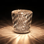 Crystal Table Lamp - USB Rechargeable, Cordless & Ideal for Bedside Use 2