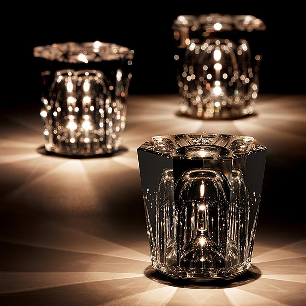Crystal Table Lamp - USB Rechargeable, Cordless & Ideal for Bedside Use 3