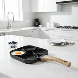 Culinara 4-Hole Non Stick Pan - Efficient Cooking with Durable Aluminum 0