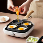 Culinara 4-Hole Non Stick Pan - Efficient Cooking with Durable Aluminum 4