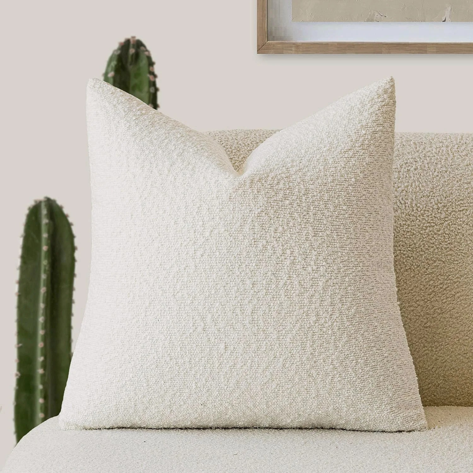 Cushion Cover - Textured 45x45cm Decorative Pillow Cover 0