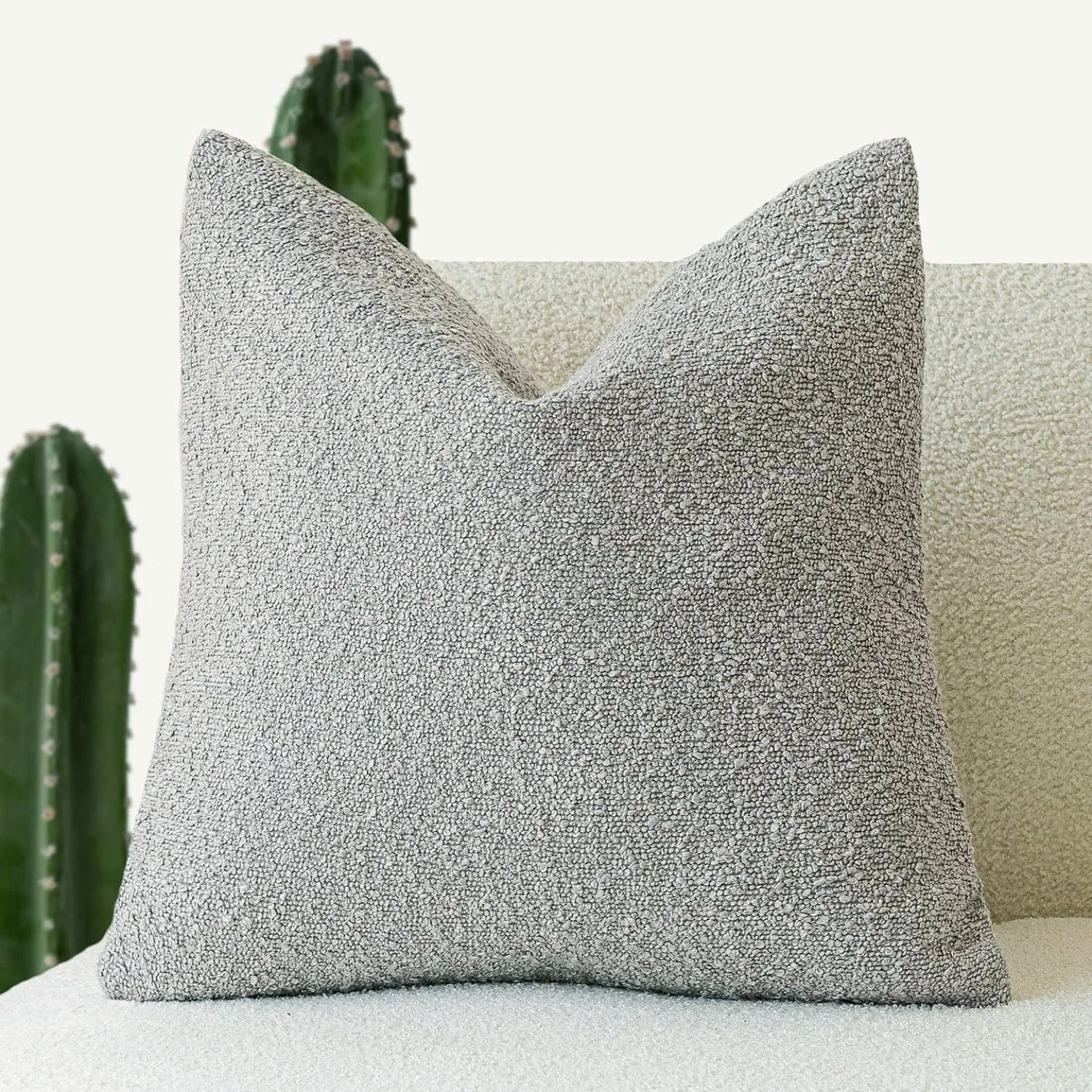 Cushion Cover - Textured 45x45cm Decorative Pillow Cover 14