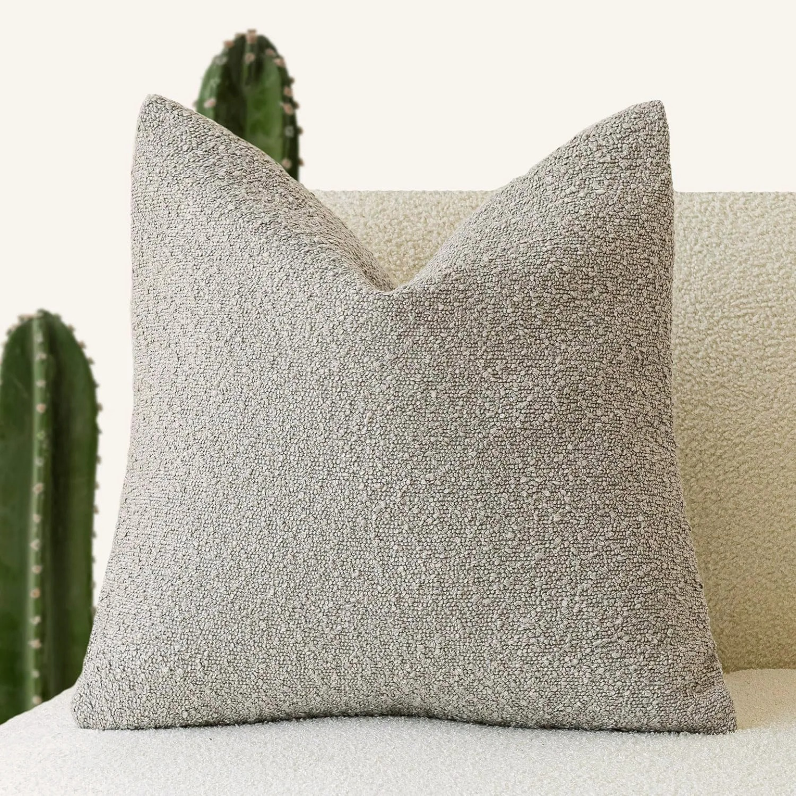  Cushion Cover - Textured 45x45cm Decorative Pillow Cover 5
