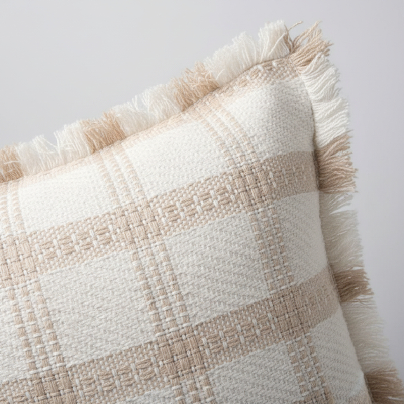 Cushion Cover Polyester Cotton Timeless Diamond Pattern Throw Pillow 1