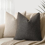 Cushion Cover Teddy Wool Hidden Zipper Various Colors, Soft & Cozy Home Decor Accent 9