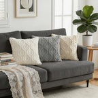 Cushion Cover Textured Weave Standard Size Machine Washable 4