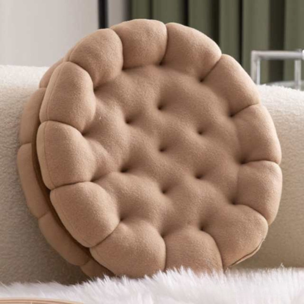 Cushion Microfiber Blend 14 x 14 x 4 Inch Biscuit Shape Plush, Ultra-Soft 6