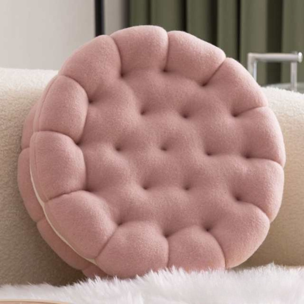Cushion Microfiber Blend 14 x 14 x 4 Inch Biscuit Shape Plush, Ultra-Soft 7