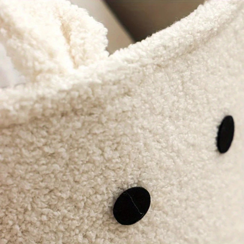 Cute Lamb Storage Bin - Soft Microfiber Storage Container for Toys, Laundry, and Blankets - Lightweight and Collapsible 4