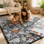 DIY Colouring Blanket - Soft Plush, Reusable Design for Creative Fun 0