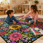 DIY Colouring Blanket - Soft Plush, Reusable Design for Creative Fun 4
