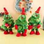 Dancing Christmas Tree Plush Toy with Music and Lights 3