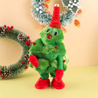 Dancing Christmas Tree Plush Toy with Music and Lights 6