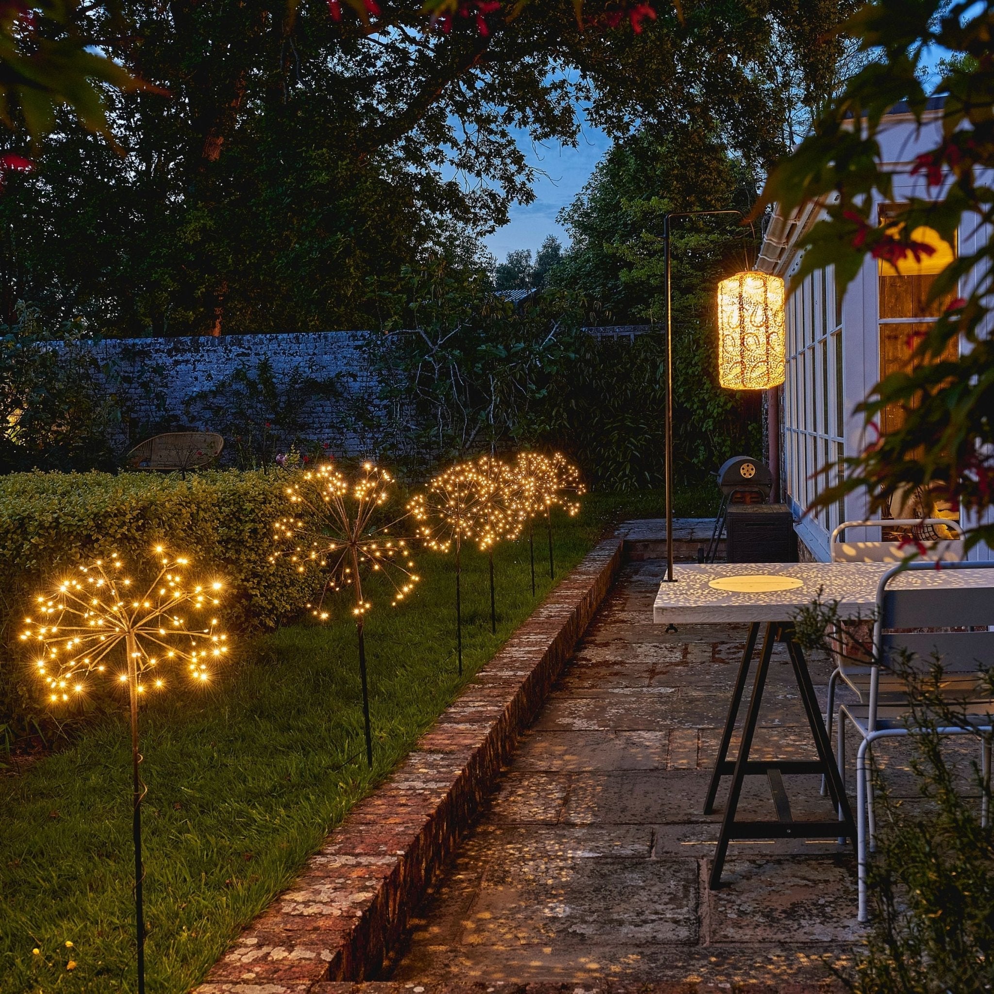 Dandelion Solar Garden Light - Warm LED Glow for Outdoor Pathways 2