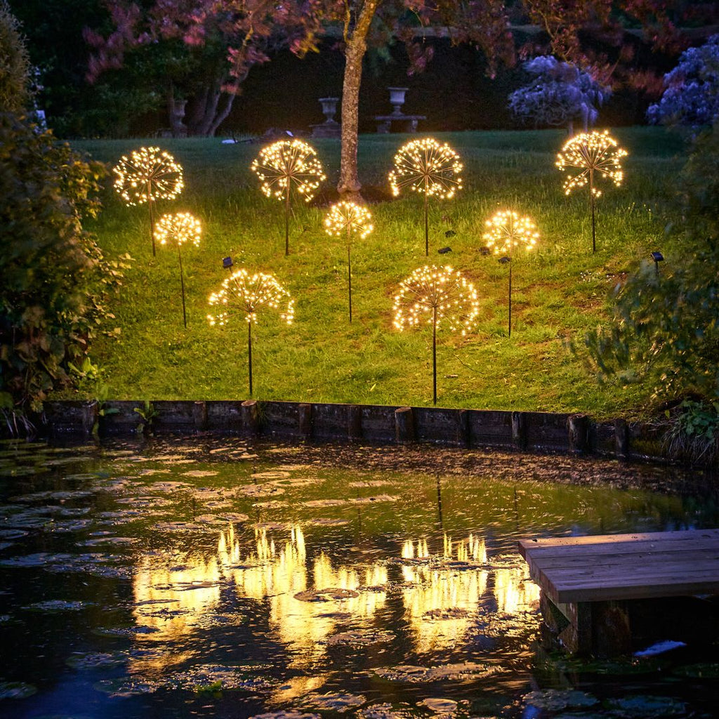 Dandelion Solar Garden Light - Warm LED Glow for Outdoor Pathways 4