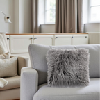Decorative Cushion - Genuine Tibetan Lambskin For Cozy Interiors 3