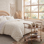 Deluxe Boho Tufted Comforter - Soft, Cozy King Bedding Set 7
