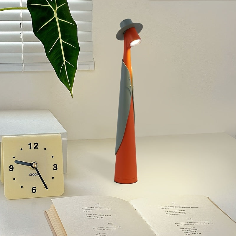 Desk Lamp LED Rechargeable 1800 mAh Touch Control Plastic 35 cm, Modern Touch Control 10