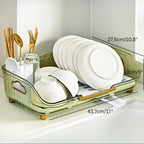 Detachable Sink Dish Drainer Rack - Efficient Space-Saving Organizer 4