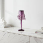 Diamond Acrylic Table Lamp - Rechargeable LED, Cordless Design 1