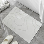 Diatomaceous Earth Bath Mat, Non-Slip Surface, Stone Finish 1