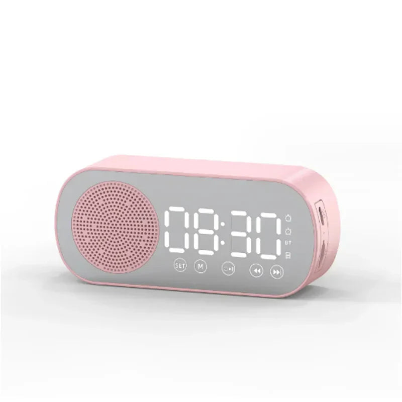 Digital Alarm Clock - Bluetooth Speaker & FM Radio with LED Display 7