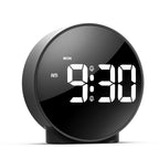 Digital Desk Clock - Compact Design with Snooze & USB Charging 0