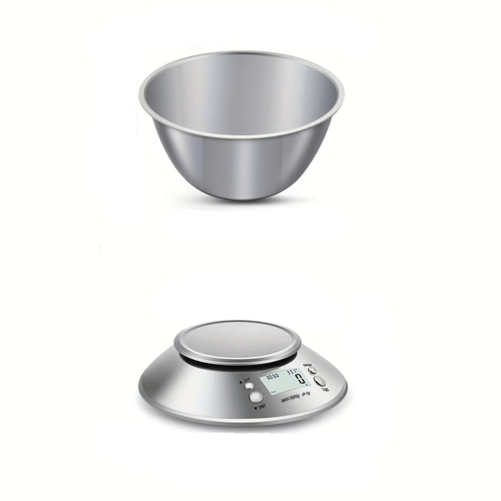 Digital Kitchen Scale - Accurate 5kg Measurement, Timer & Temp Sensor 1